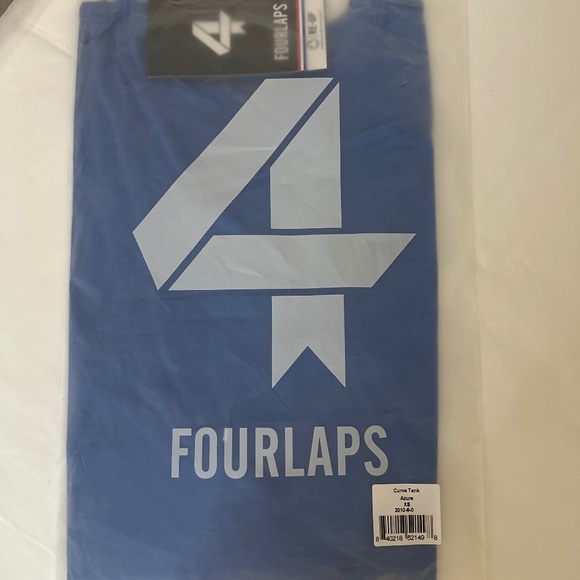 NWT FOURLAPS CURVE TANK IN AZURE - Picture 8 of 8